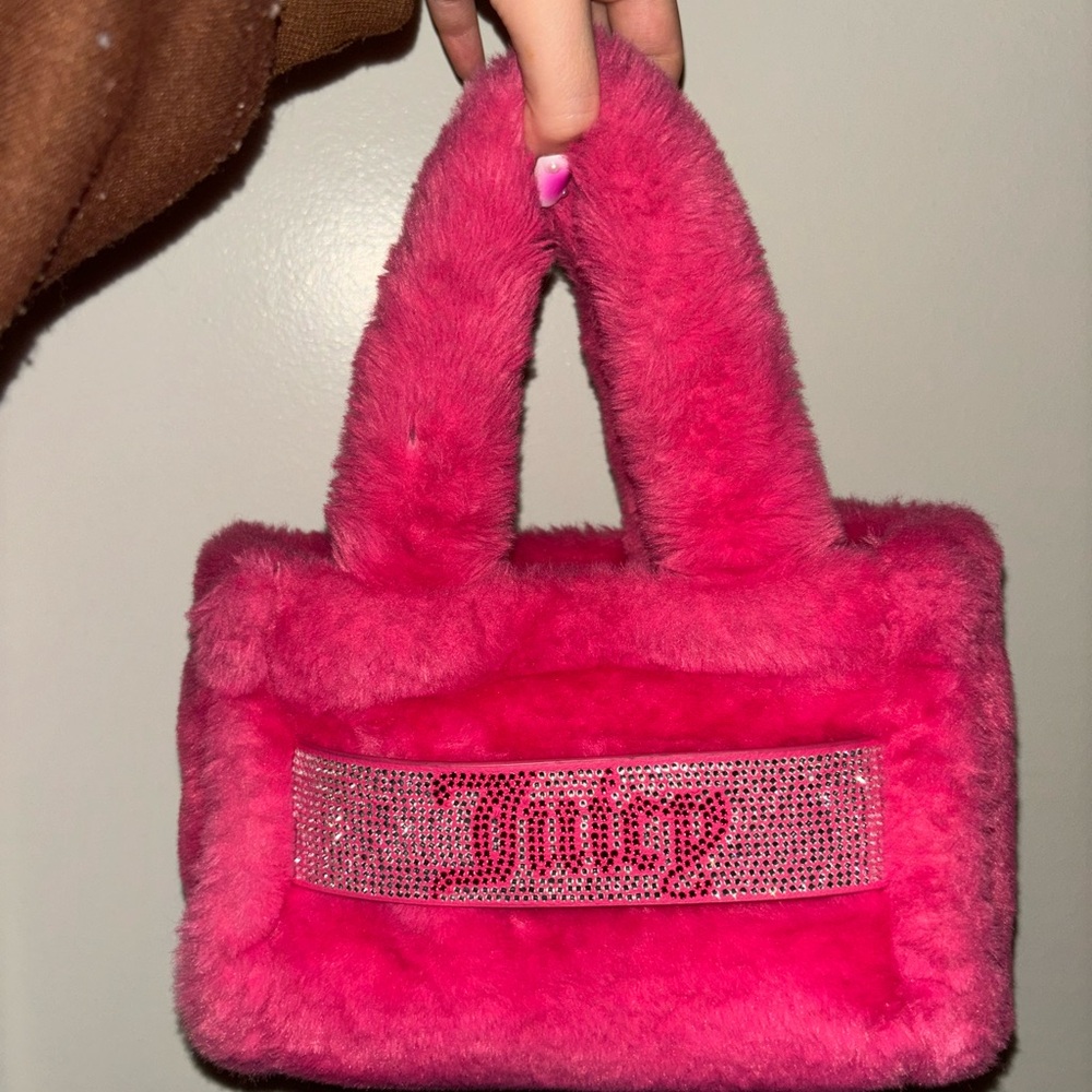 Juicy Couture Pink Mini Plush Bag